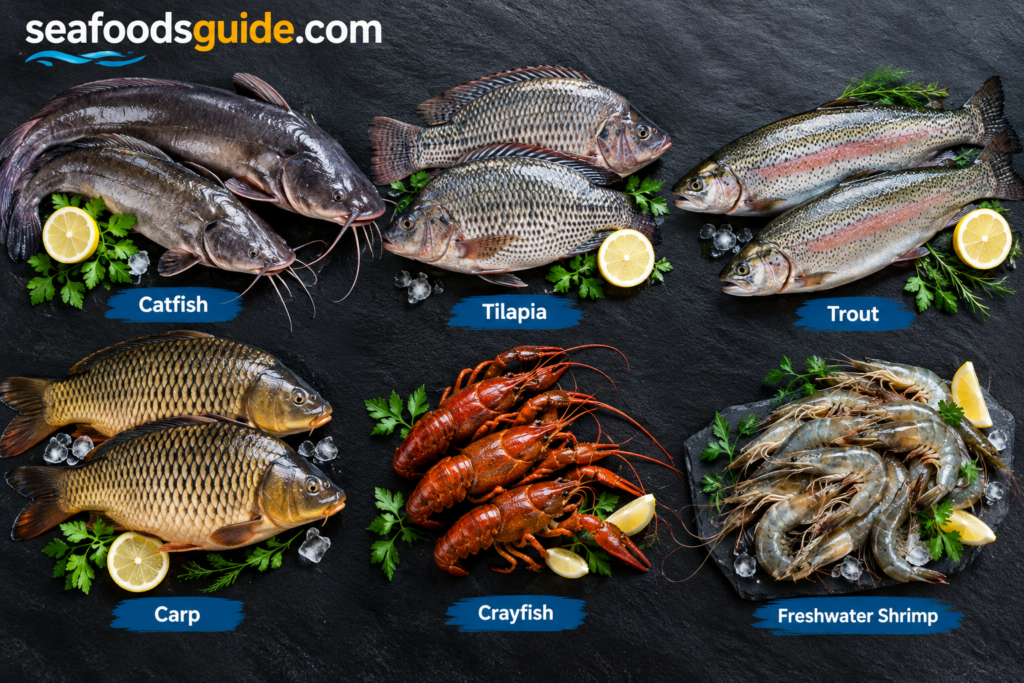Types of Freshwater seafood